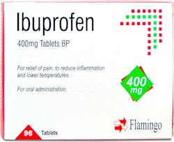 Flamingo Ibuprofen 400mg 96 Tablets