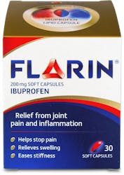 Flarin 200mg Ibuprofen 30 Soft Capsules