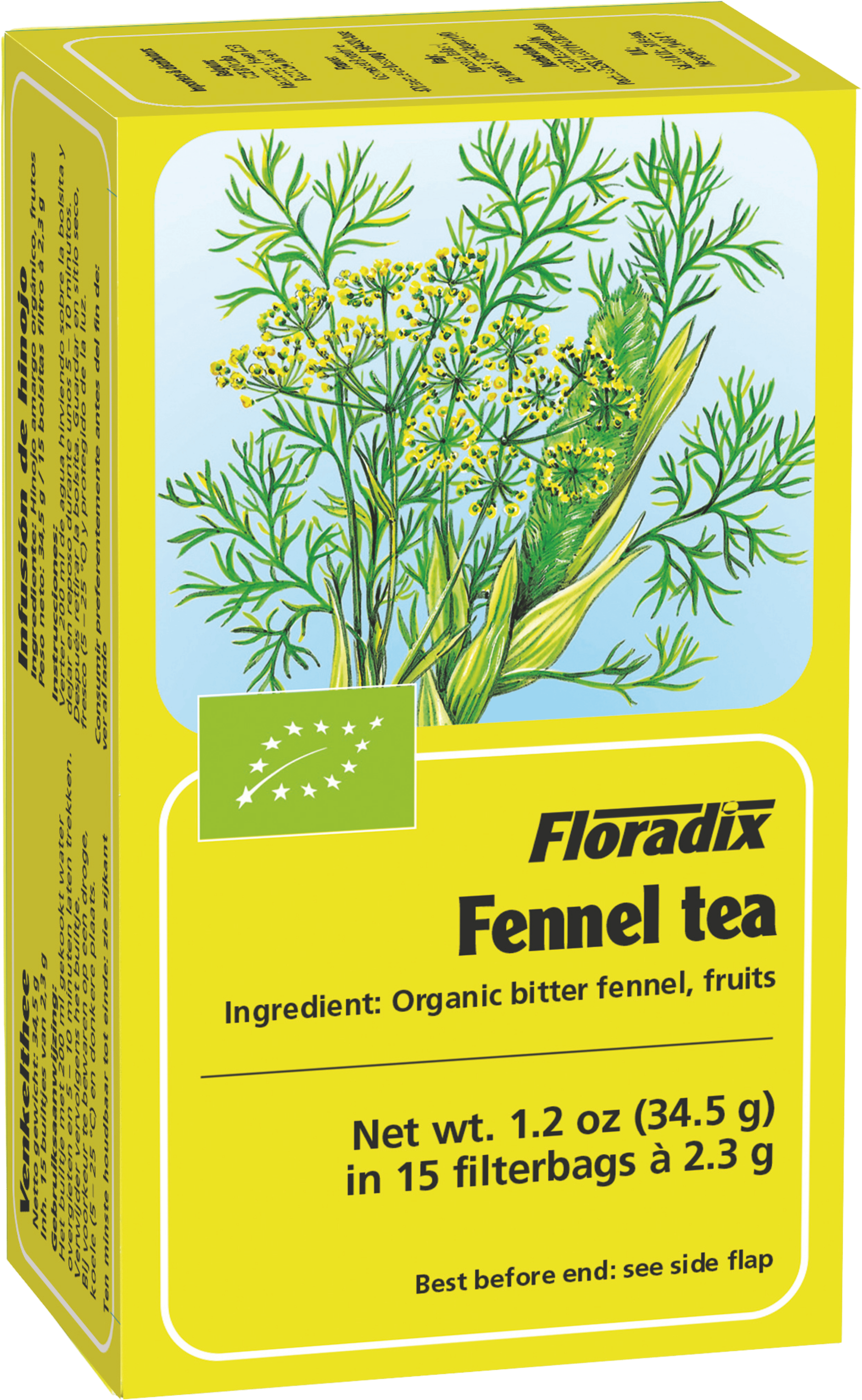 Floradix Herbal Tea  Fennel 15 Teabags