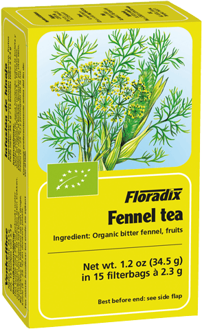 Floradix Herbal Tea  Fennel 15 Teabags