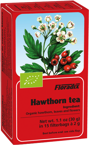 Floradix Hawthorn Herbal Tea 15 Teabags