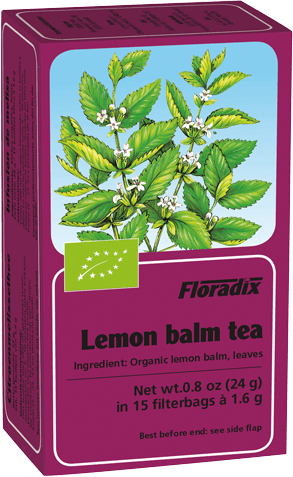 Floradix Herbal Tea Lemon Balm 15 Teabags