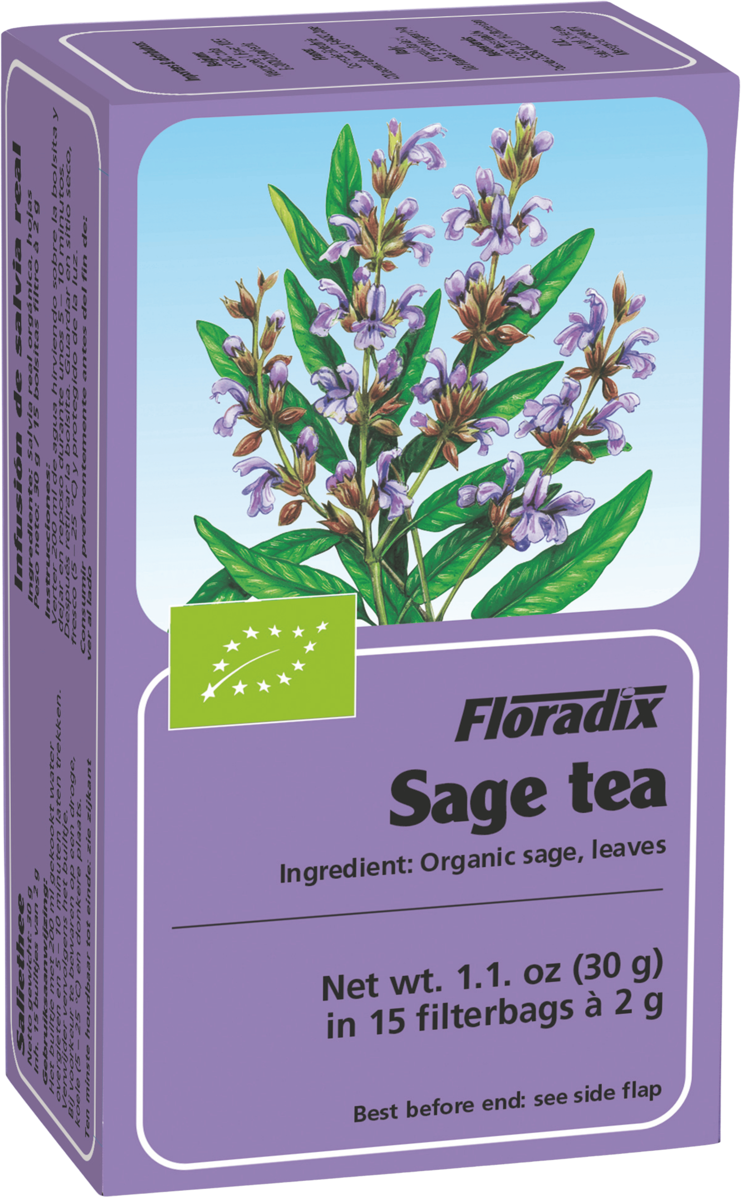 Floradix Herbal Tea Sage 15 Teabags