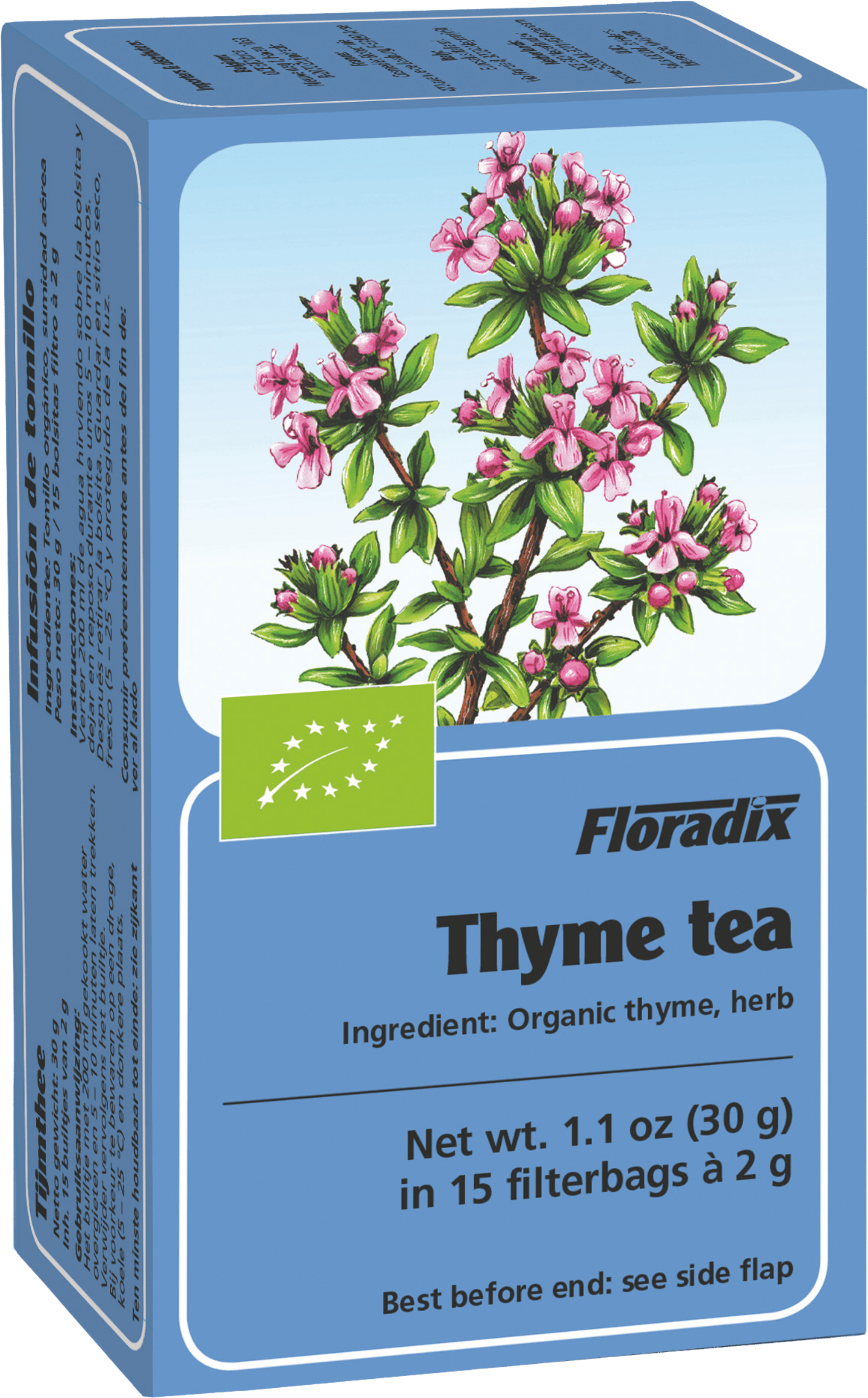 Floradix Herbal Tea Thyme 15 Teabags