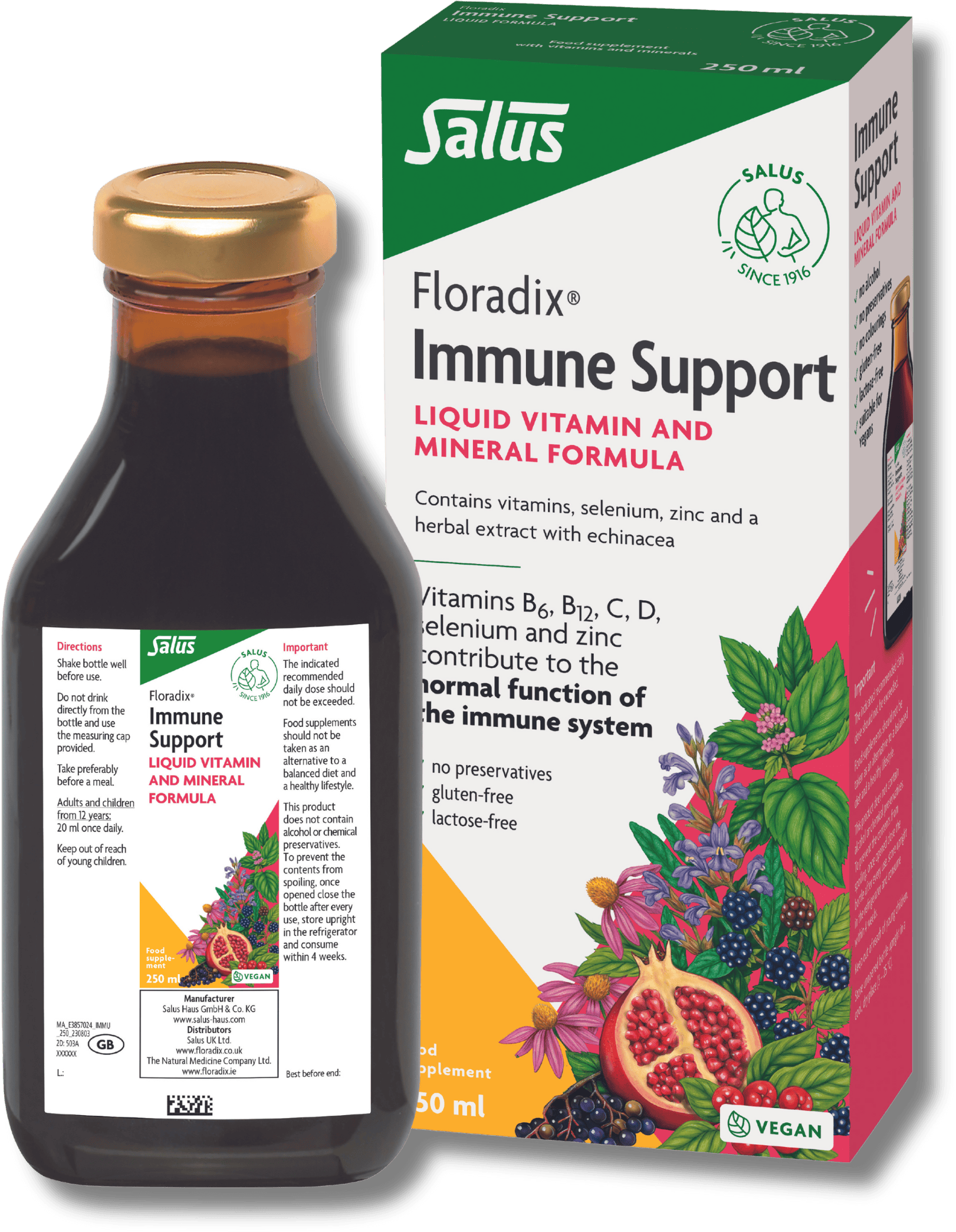 Floradix Immune Support Liquid Formula 250ml
