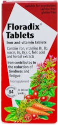 Floradix Iron and Vitamin Tablets 84