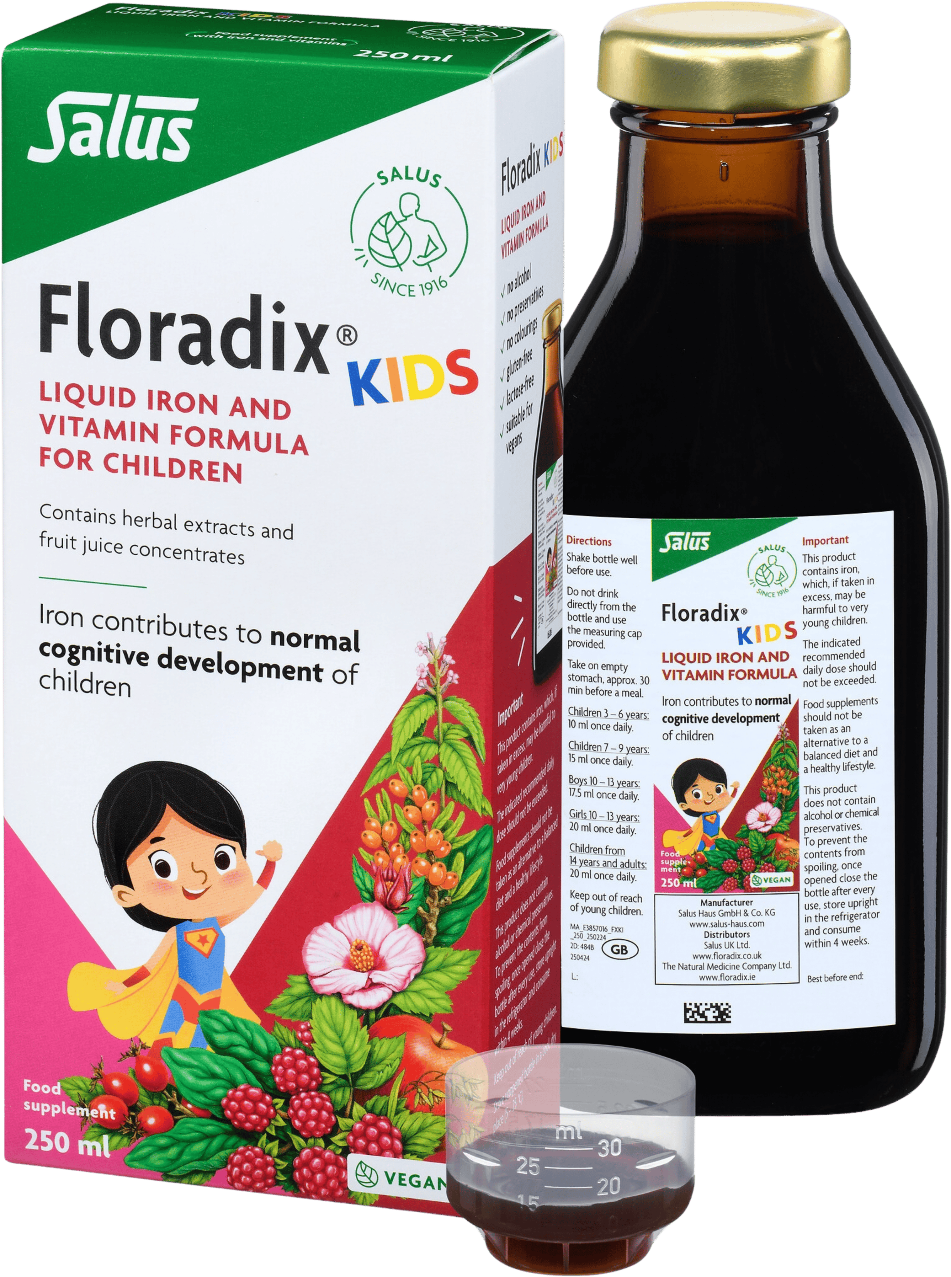 Floradix Kids Iron & Vitamin Formula for Children 250ml