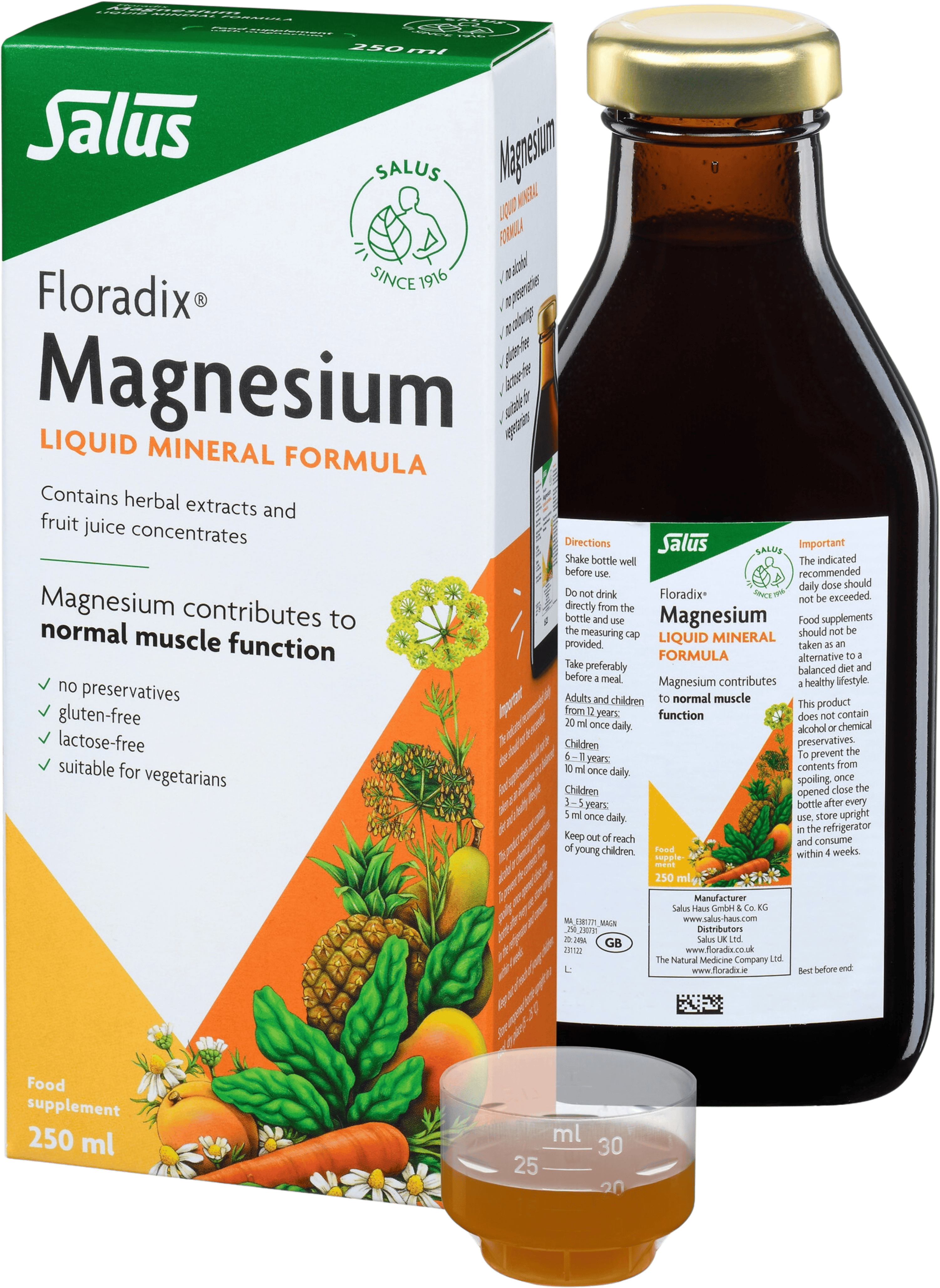 Floradix Magnesium Liquid Mineral Formula 250ml