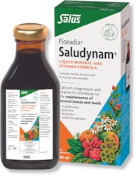 Floradix Saludynam Liquid Calcium, Magnesium, Zinc And Vitamin D Formula 250ml