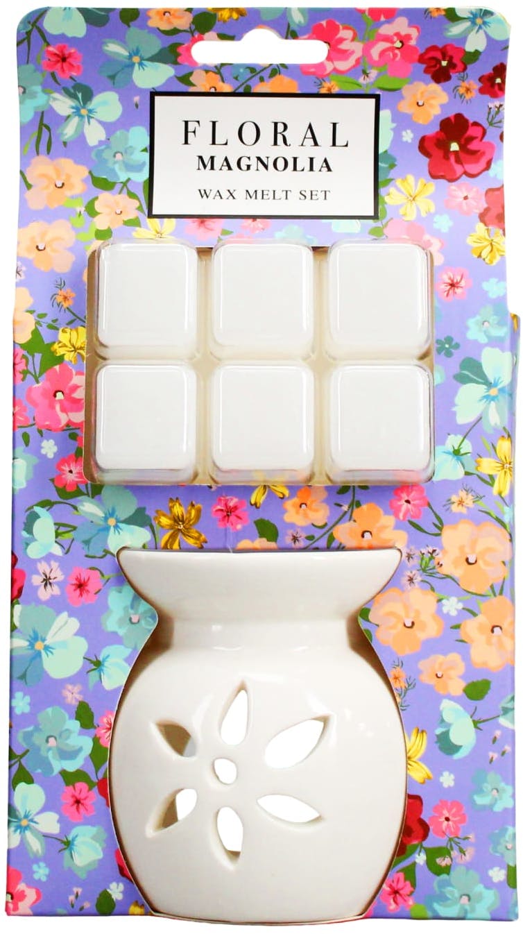 Floral Magnolia Wax Melt & Burner Set 60g