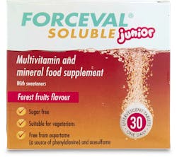 forceval Soluble Junior 30 Effervescent Tablets