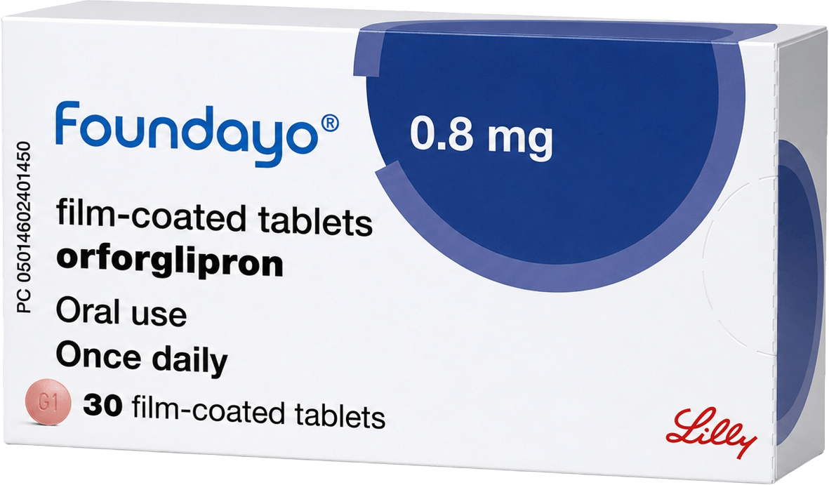 Foundayo (Orforglipron) GLP-1 Pill 0.8mg - Step 1
