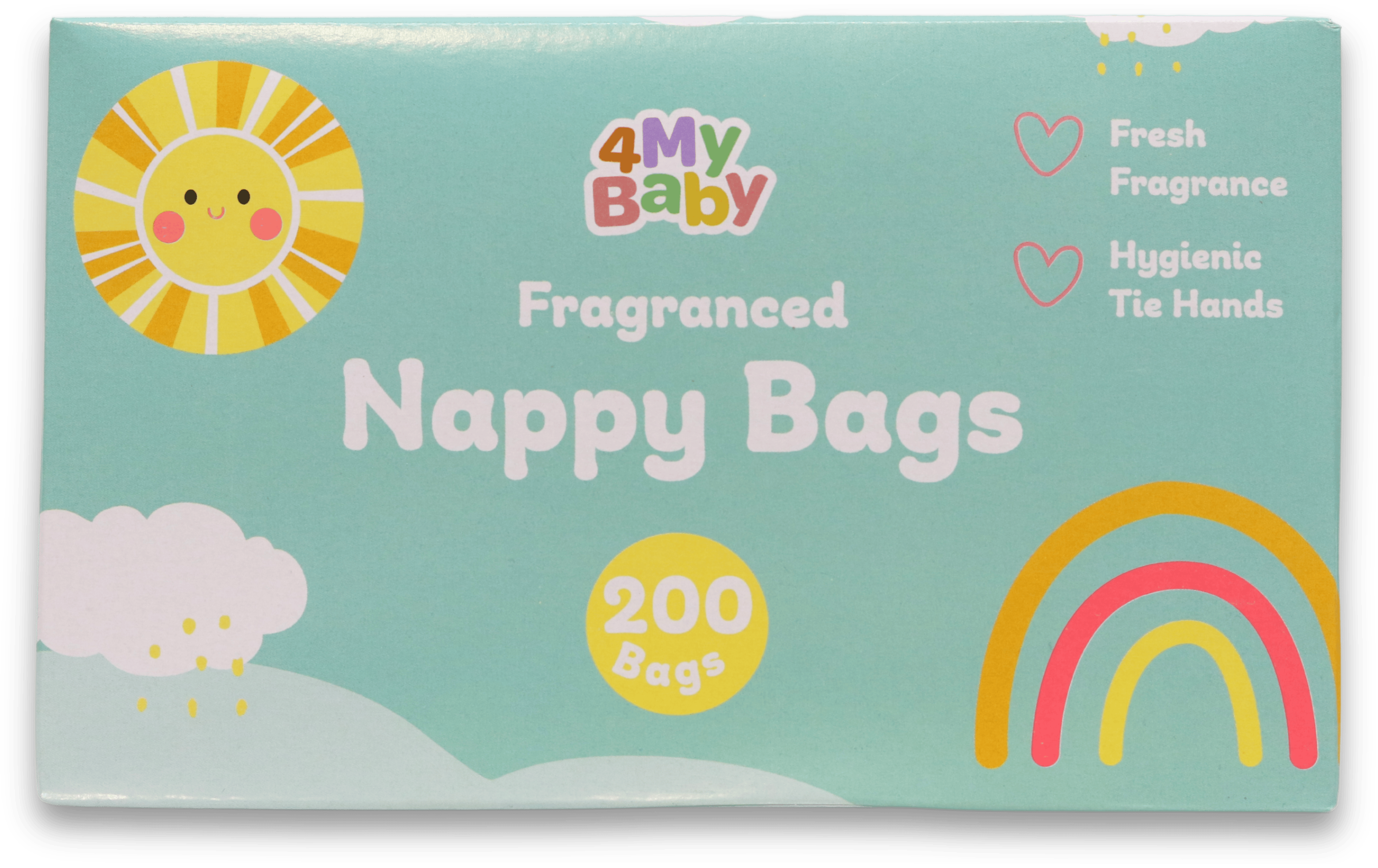 4MyBaby Fragranced Nappy Bags 200 Pack