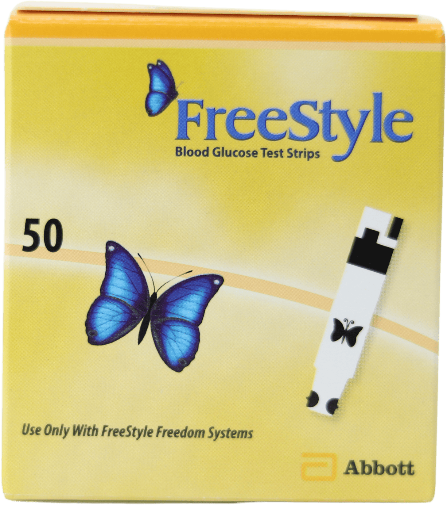 Freestyle Blood Glucose Test Strips 50
