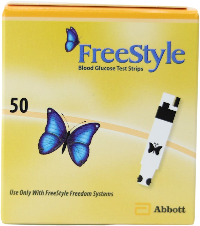 Freestyle Blood Glucose Test Strips 50