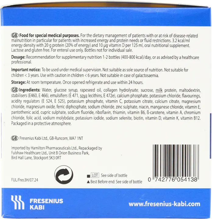 Fresubin 3.2kcal Mini Hazelnut 4 x 125ml - 3