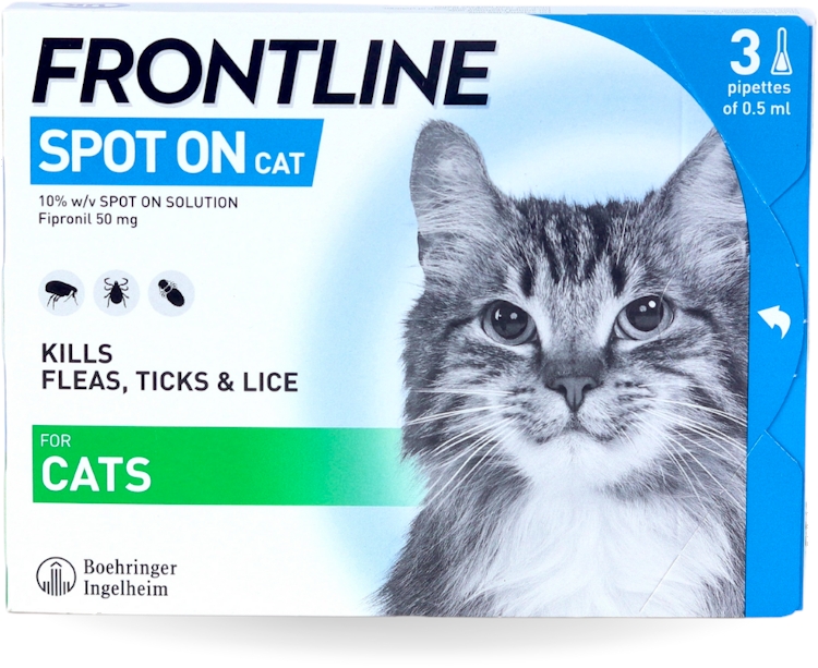 Photos - Other for Cats Frontline Spot On for Cats 0.5ml 3 pack 