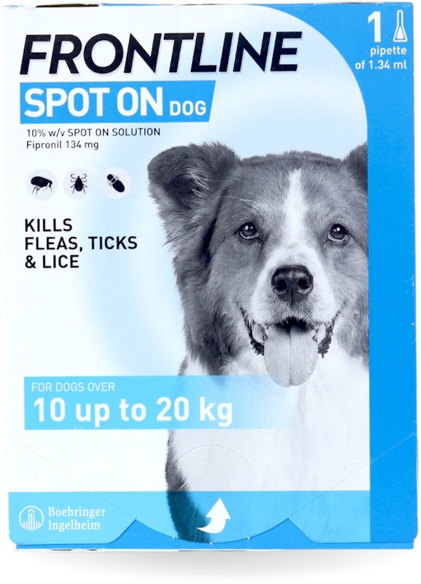 Frontline Spot On for Dogs 10-20kg 1 Pack