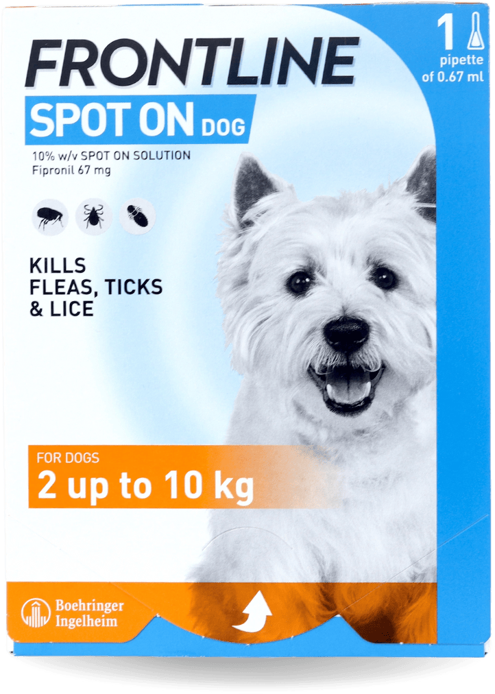 Frontline Spot On for Dogs 2-10kg 1 Pack