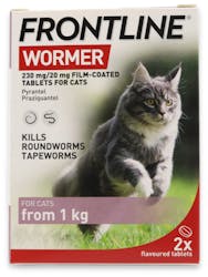 Frontline Wormer Tablets for Cats 2 Pack