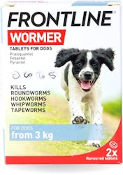 Frontline Wormer Tablets for Dogs 2 Tablets
