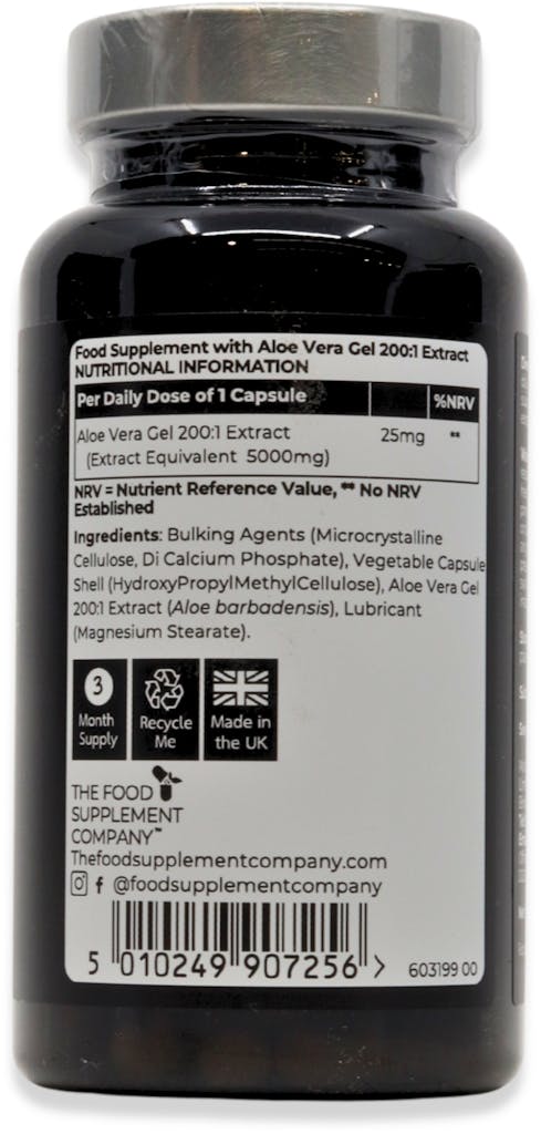 The Food Supplement Company Aloe Vera 5000mg 90 Capsules - 2