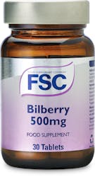 FSC Bilberry 500mg 30 Tablets