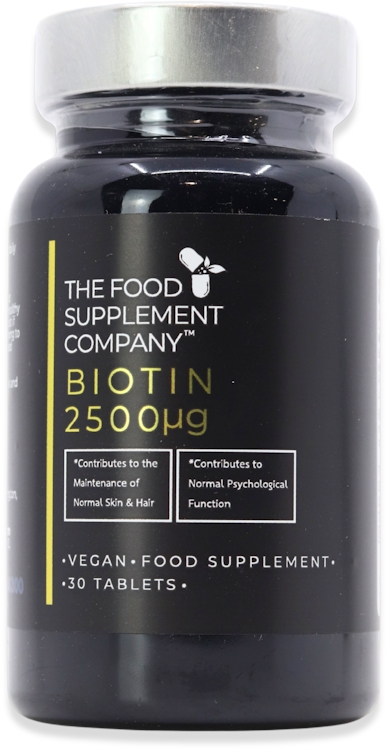 The Food Supplement Company Biotin 2500ug 30 Tablets