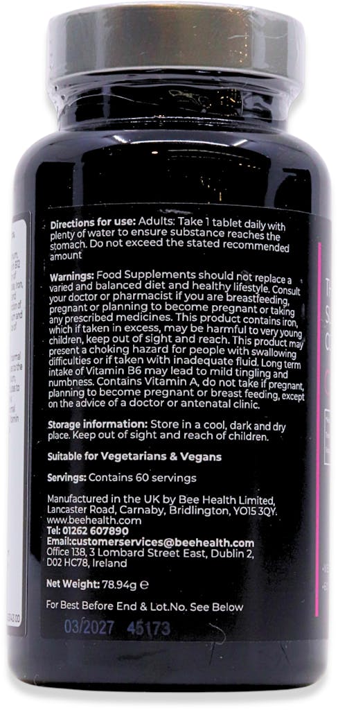 The Food Supplement Company Cantamega 60 Tablets - 3