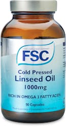 FSC Cold Pressed Linseed Oil 1000mg 90 Capsules