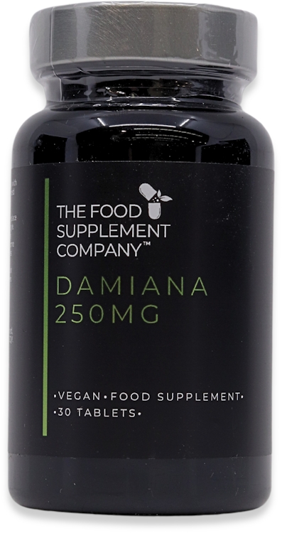 The Food Supplement Damiana 250mg 30 Tablets