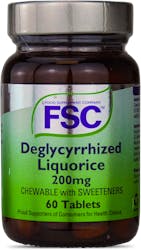 FSC Deglycyrrhized Liquorice 200mg 60 Tablets