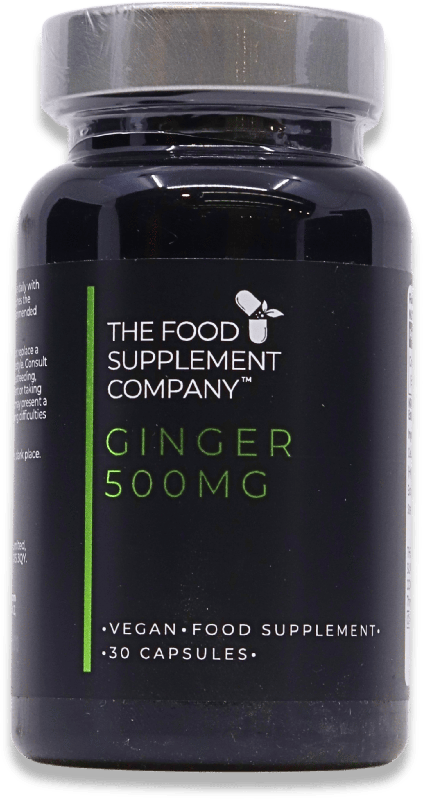 The Food Supplement Company Ginger 500mg 30 Capsules
