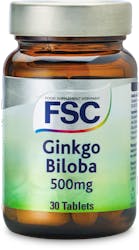 FSC Ginkgo Biloba 500mg 30 Tablets