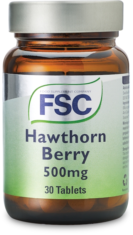 FSC Hawthorn 500mg 30 Tablets