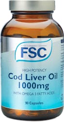 FSC High Potency Cod Liver Oil 1000mg 90 Capsules