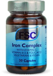 FSC Iron Complex 14mg 30 Capsules