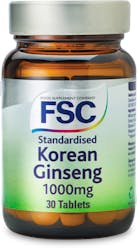 FSC Korean Ginseng 1000mg 30 Tablets