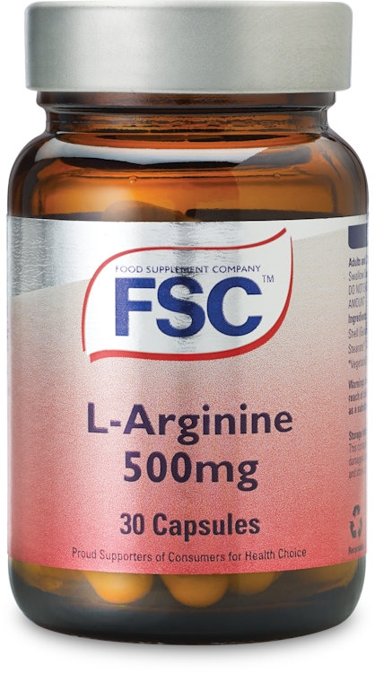 FSC L-Arginine 500mg 30 Capsules