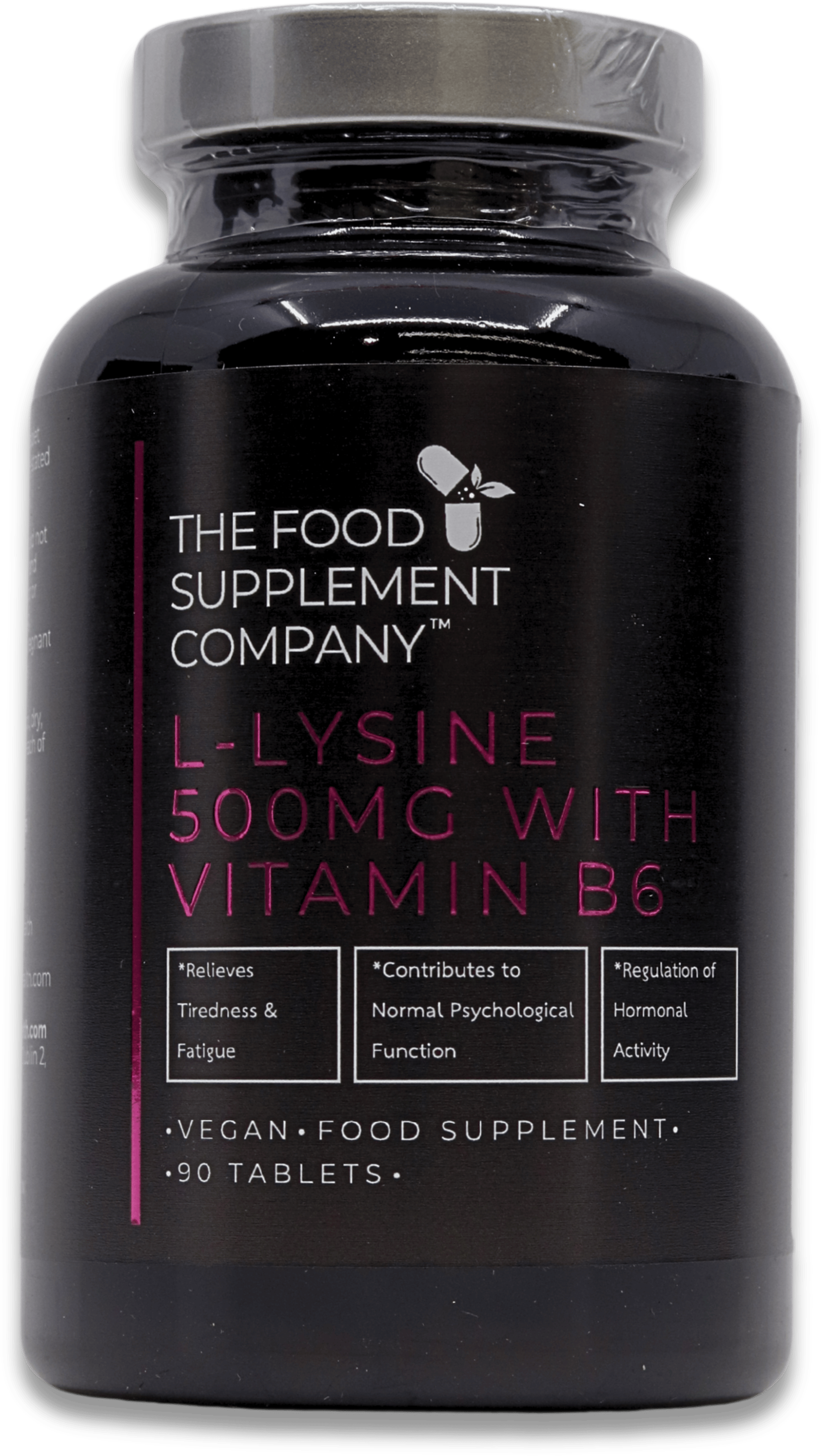 The Food Supplement Company L-Lysine 500mg with B6 90 Tablets