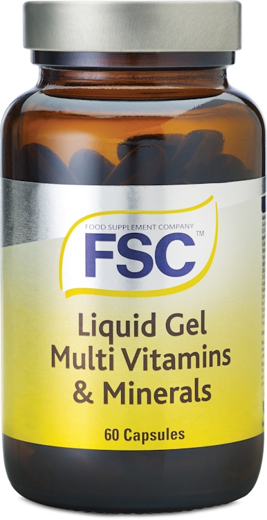 FSC Liquid Gel Multivitamins & Minerals 60 Capsules