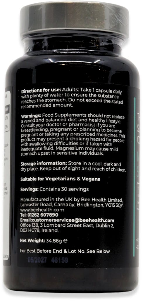 The Food Supplement Company Magnesium 500mg 30 Capsules - 3