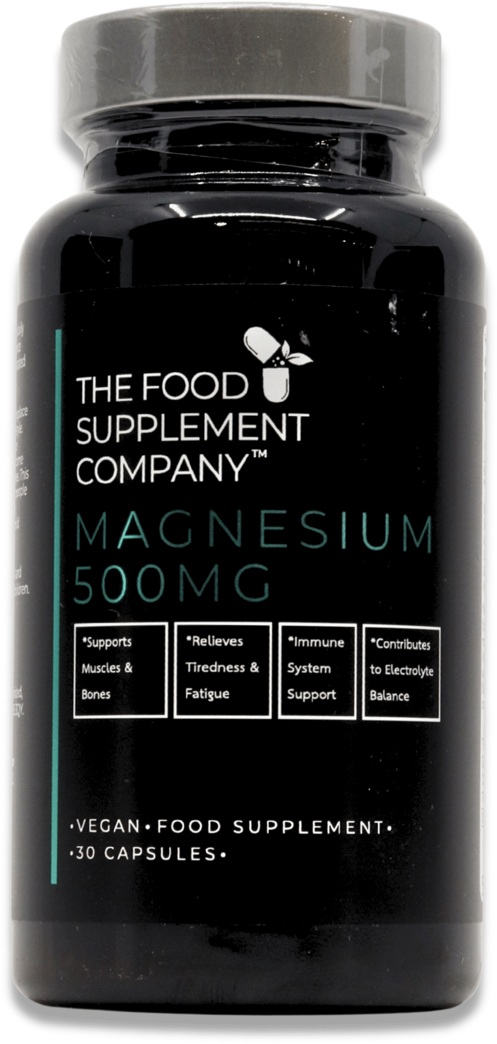 The Food Supplement Company Magnesium 500mg 30 Capsules