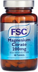FSC Magnesium Citrate 200mg 60 Tablets