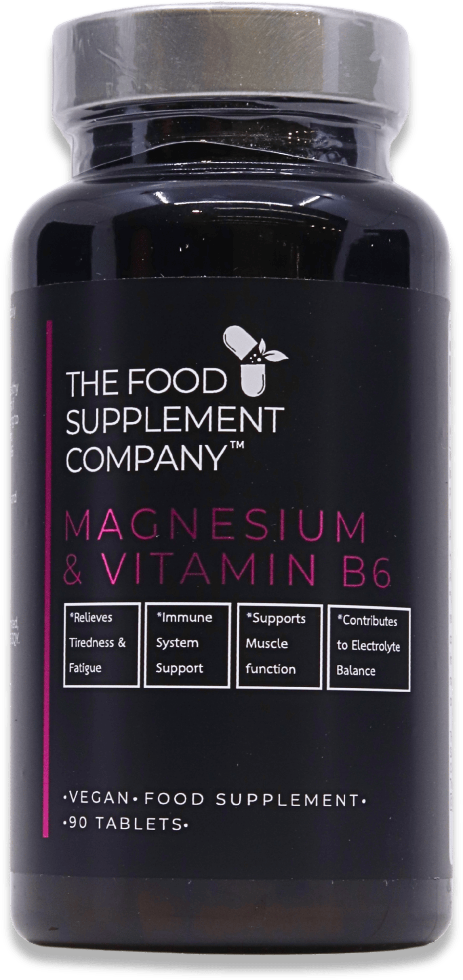 The Food Supplement Company Magnesium Vitamin B6 90 Tablets