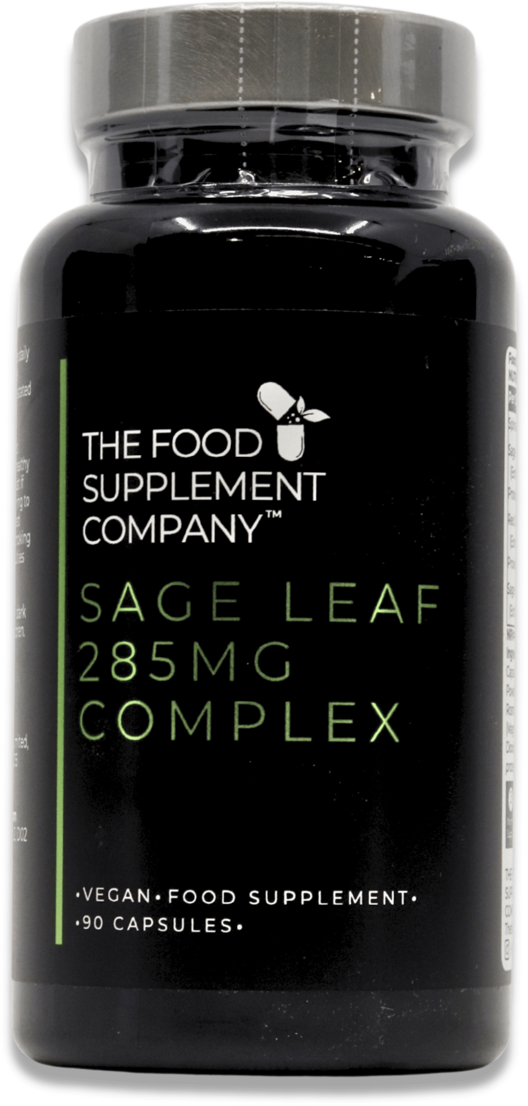 The Food Supplement Company Sage Leaf 285mg Complex 90 Capsules