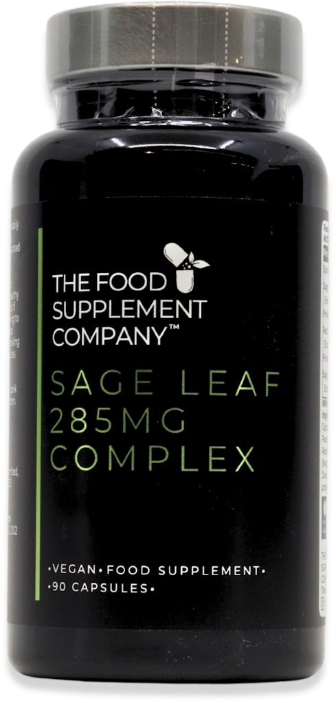 The Food Supplement Company Sage Leaf 285mg Complex 90 Capsules