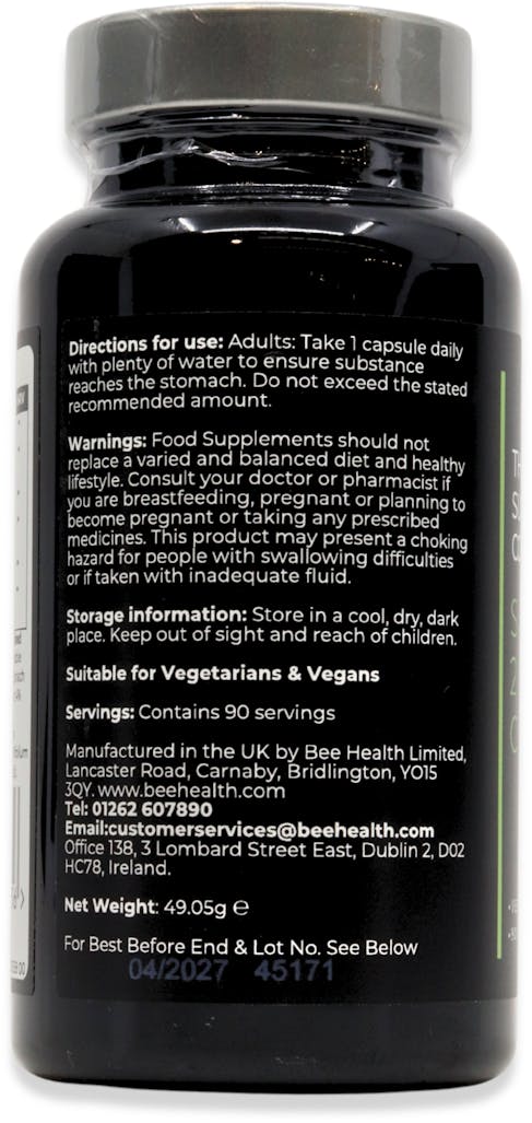 The Food Supplement Company Sage Leaf 285mg Complex 90 Capsules - 3