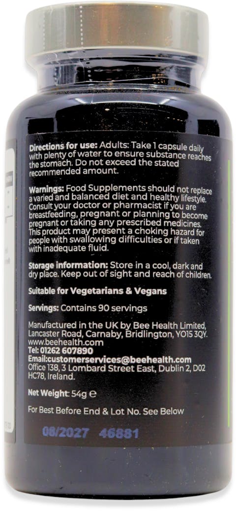 The Food Supplement Company Turmeric & Bioperine 90 Capsules - 3