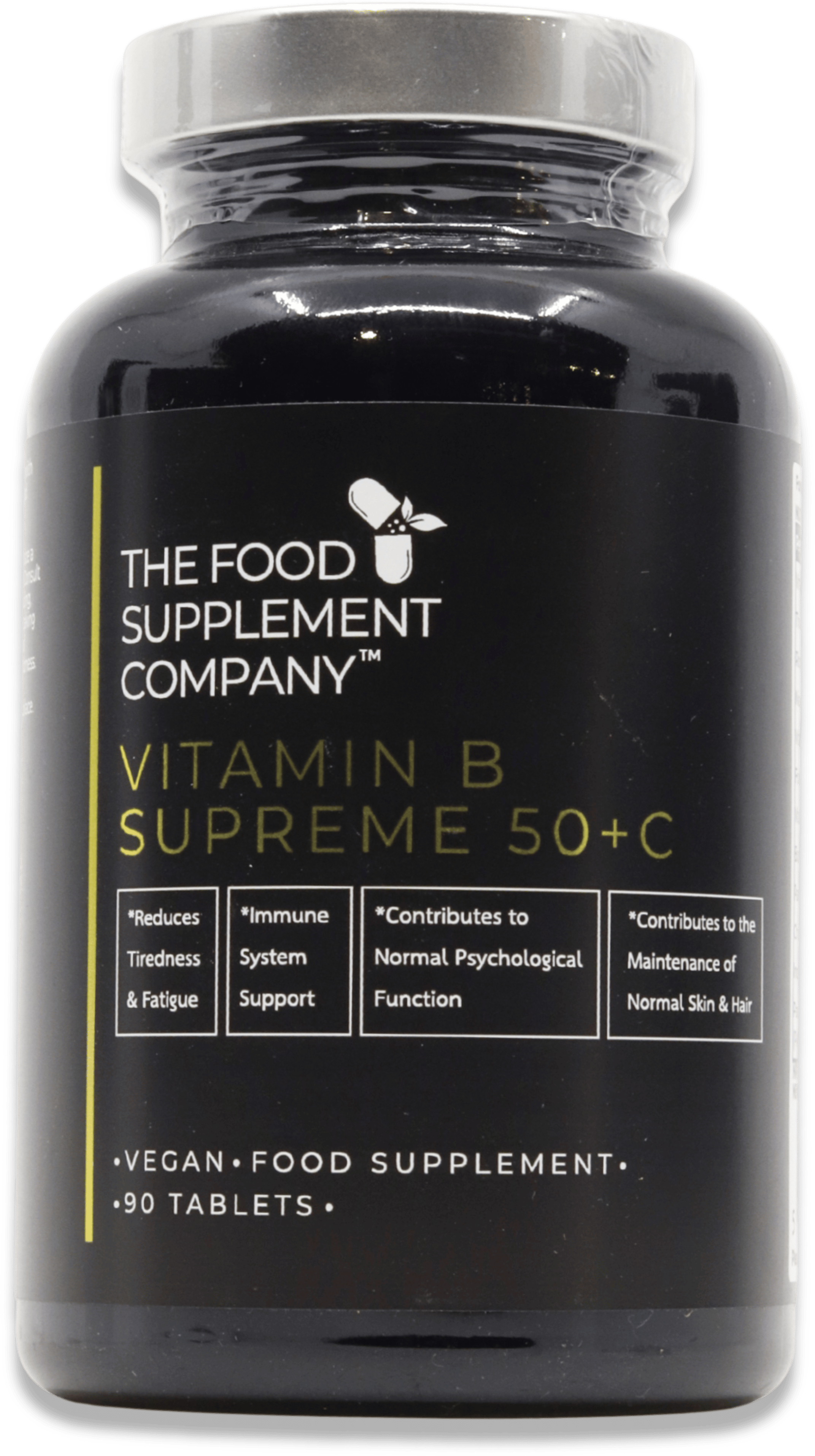 The Food Supplement Company Vitamin B Supreme 50+C 90 Tablets